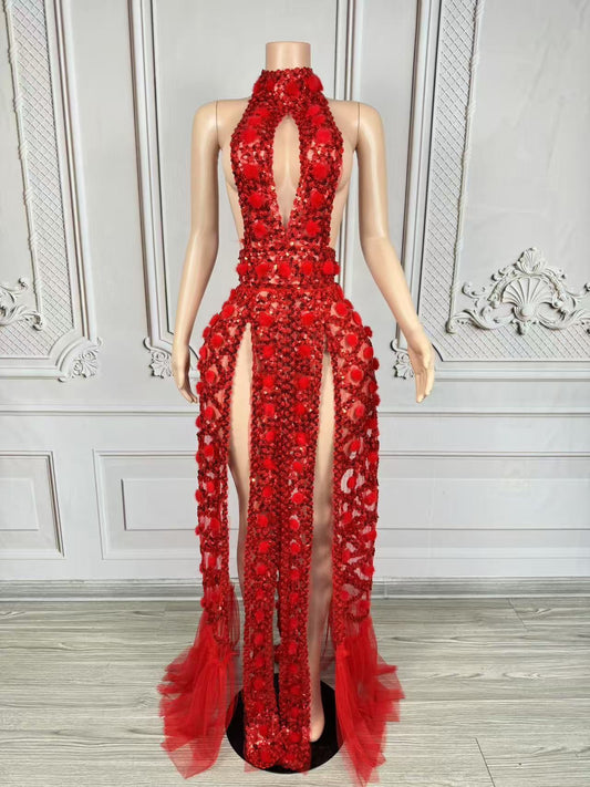 SCARLET INFERNO GOWN