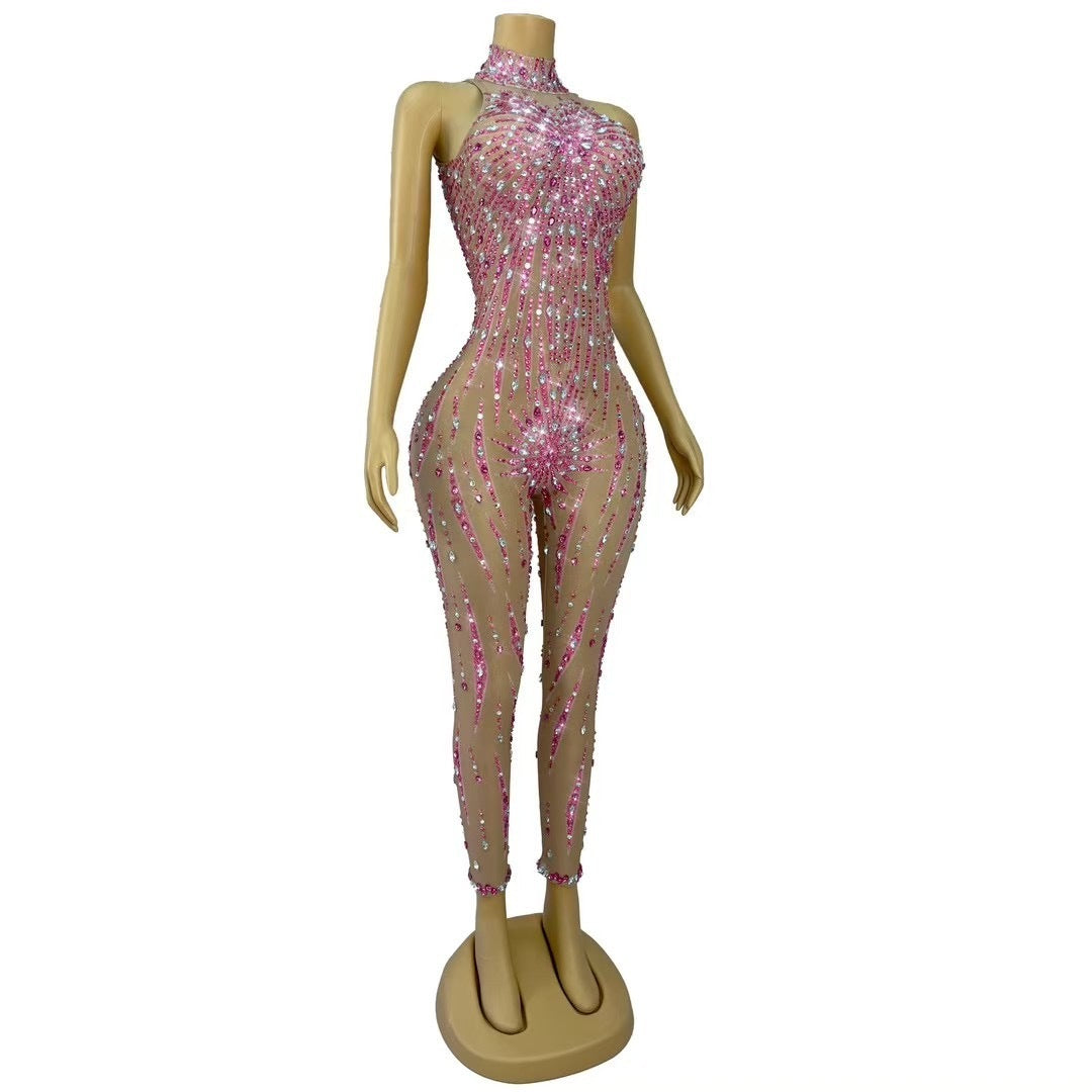 PINK DIAMOND FANTASY JUMPSUIT