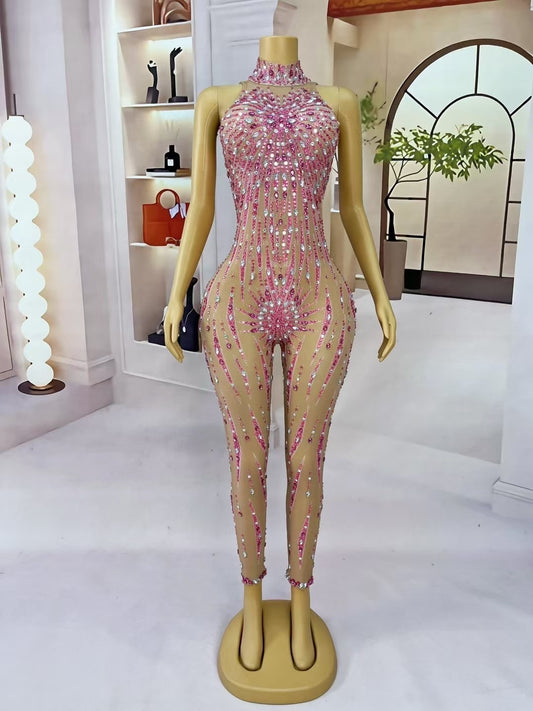 PINK DIAMOND FANTASY JUMPSUIT