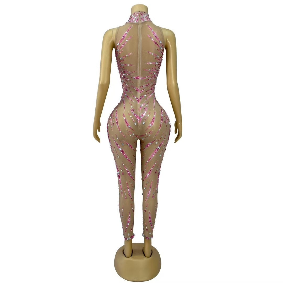 PINK DIAMOND FANTASY JUMPSUIT