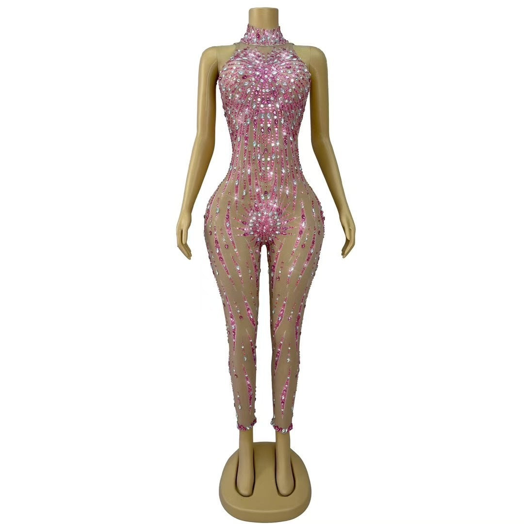 PINK DIAMOND FANTASY JUMPSUIT