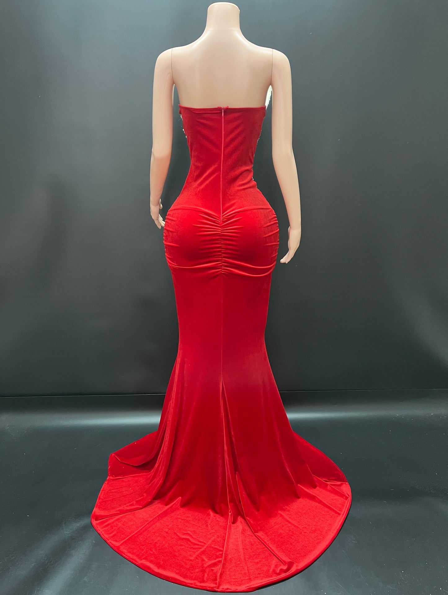 CRIMSON MAJESTY DRESS
