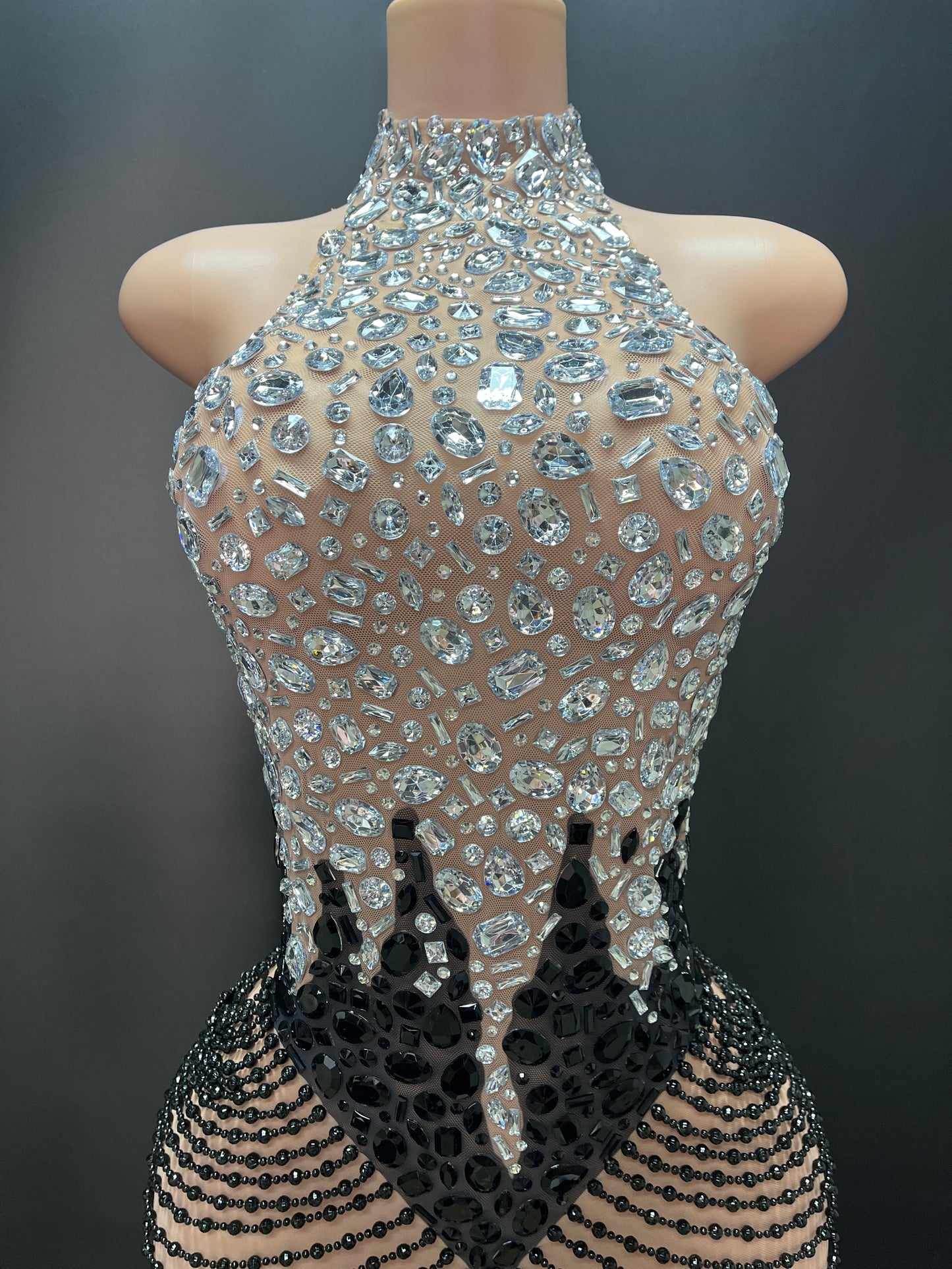 CRYSTAL MIRAGE MINI DRESS