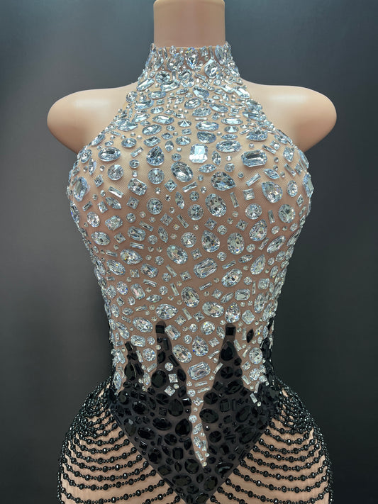 CRYSTAL MIRAGE MINI DRESS