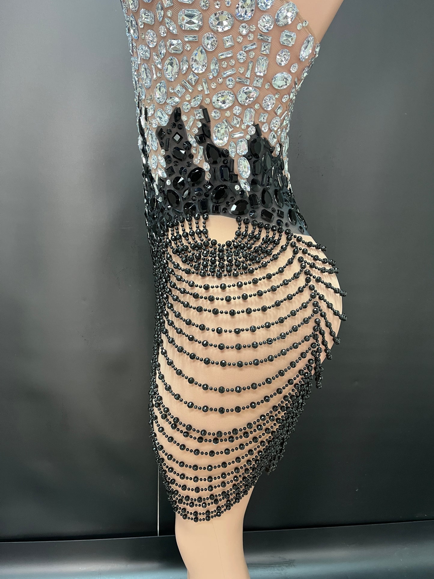 CRYSTAL MIRAGE MINI DRESS