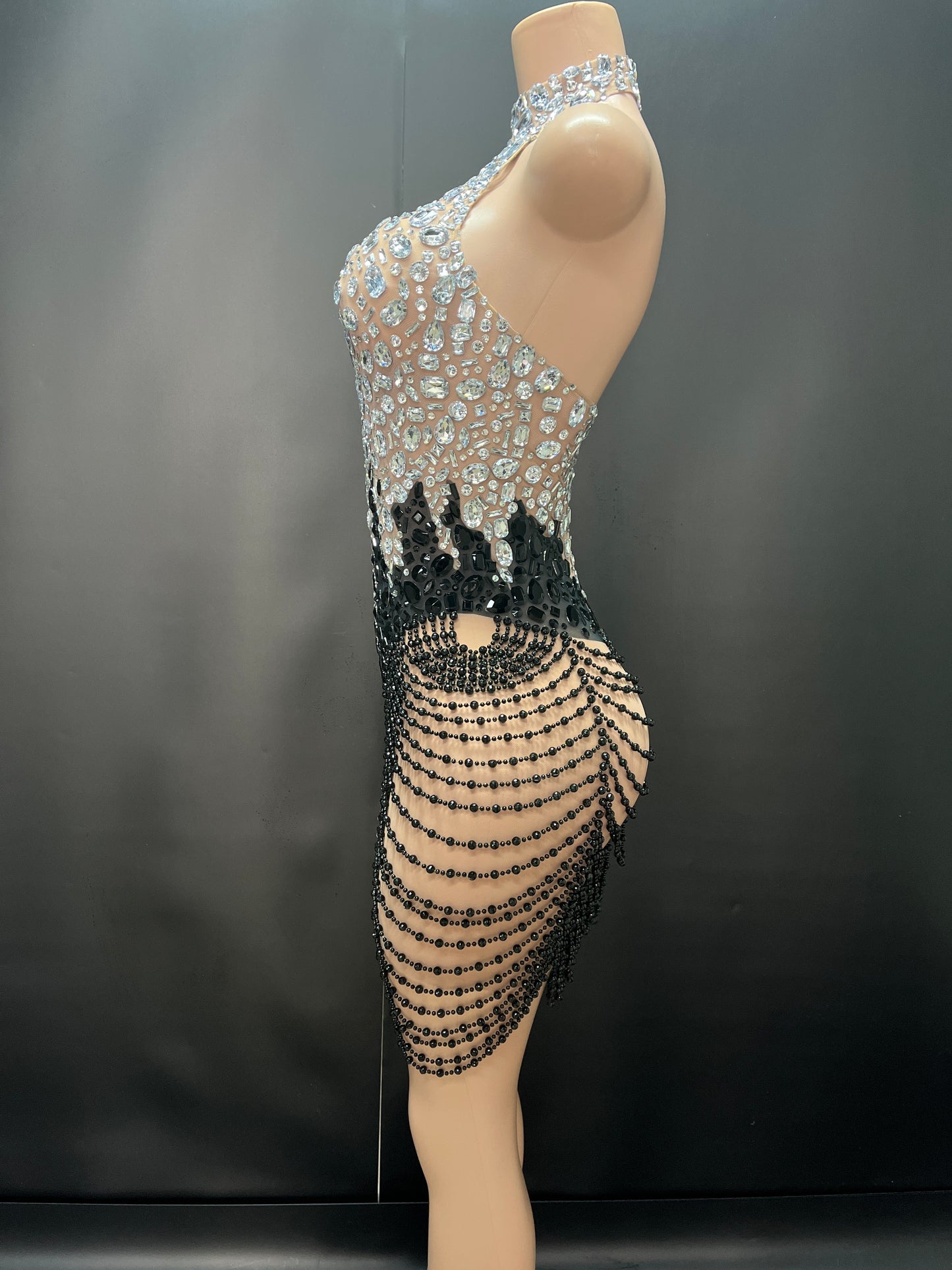 CRYSTAL MIRAGE MINI DRESS