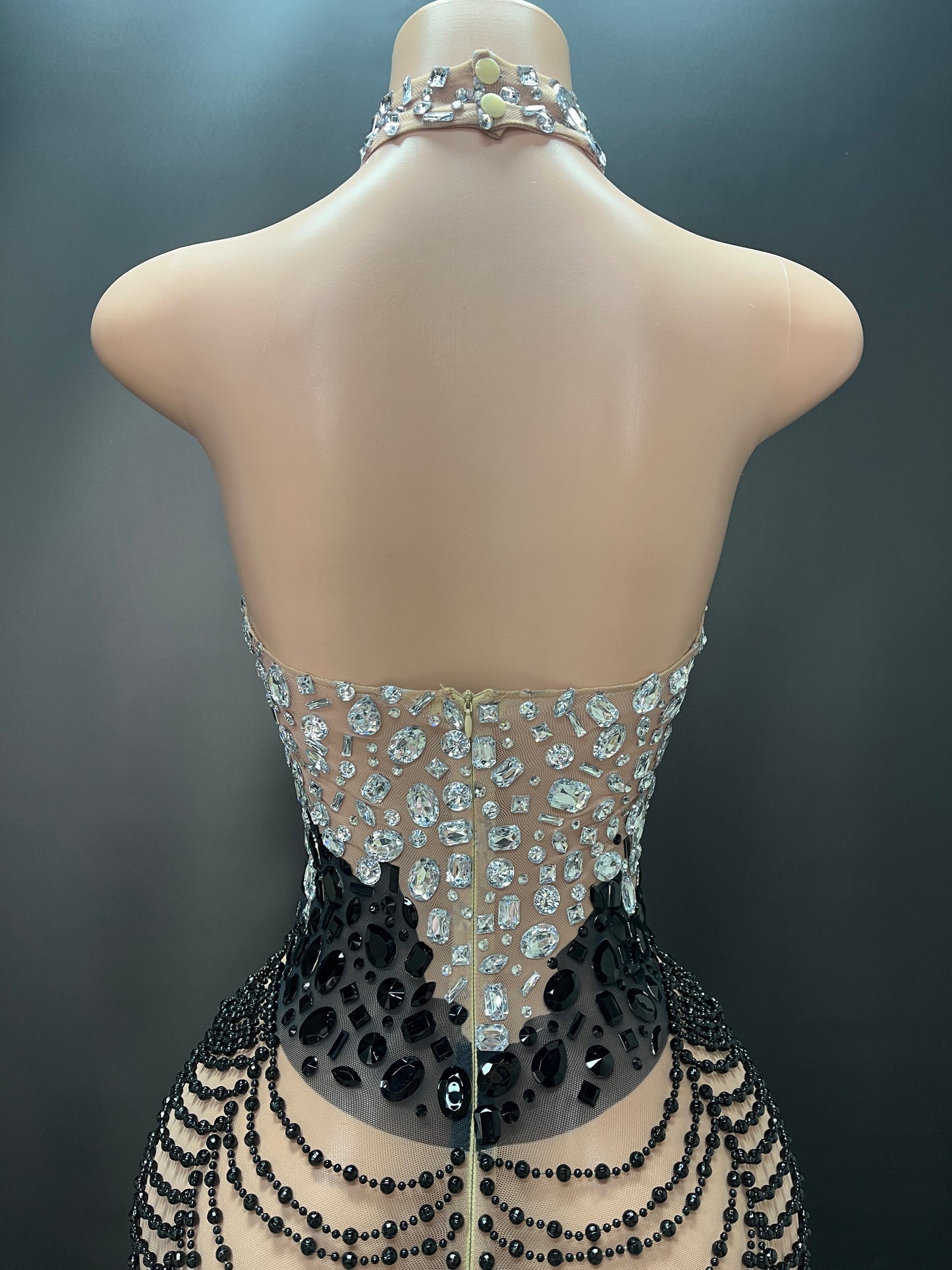 CRYSTAL MIRAGE MINI DRESS