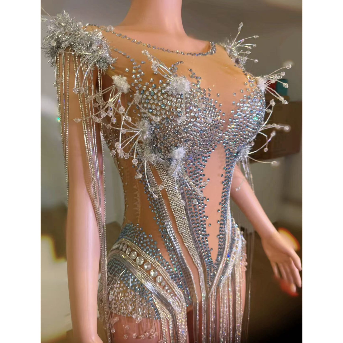 THE SHOWSTOPPER DIAMOND BODYSUIT