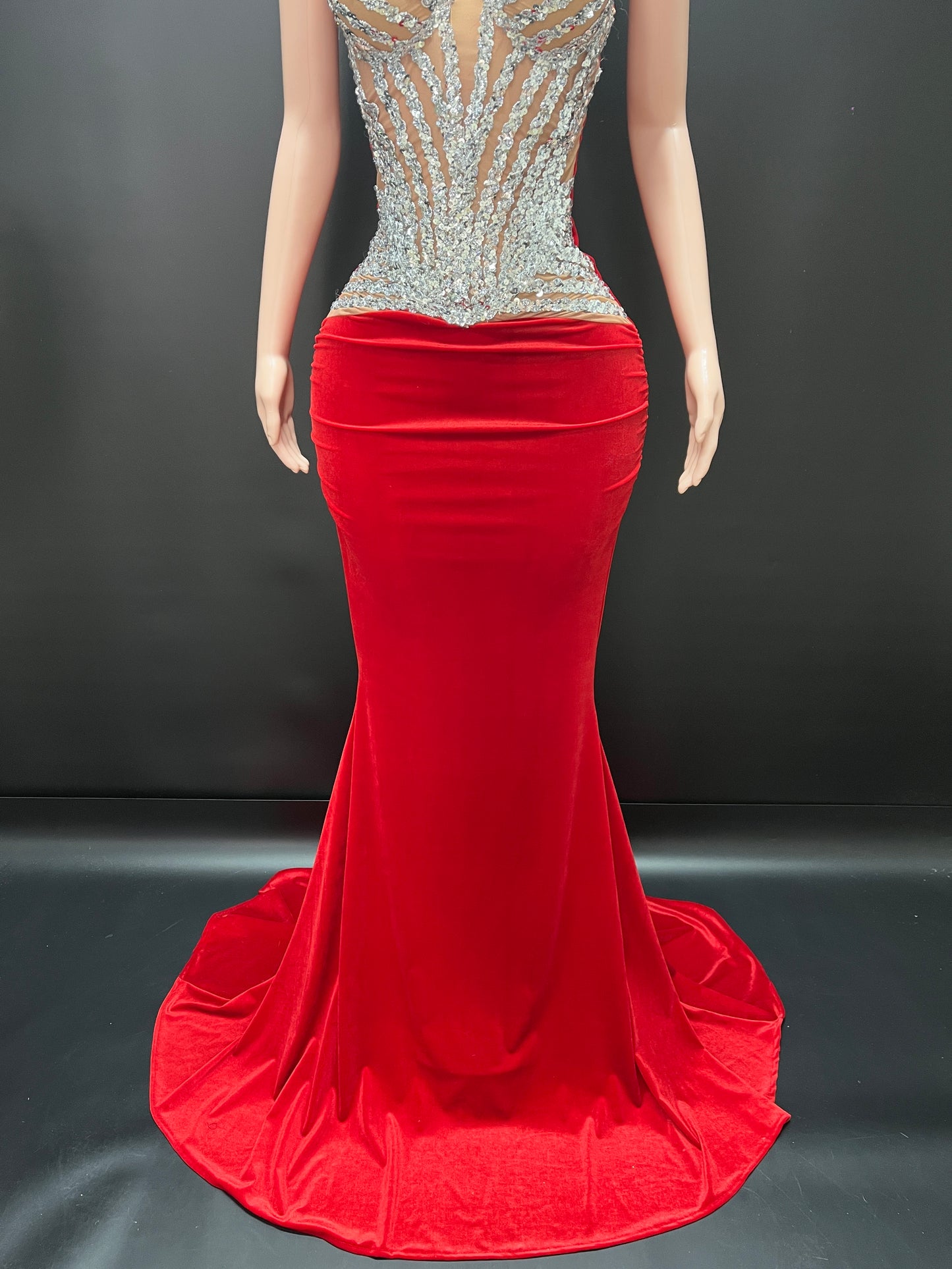 CRIMSON MAJESTY DRESS
